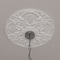 Ekena Millwork Norwich Ceiling Medallion (Fits Canopies up to 4 1/2"), 18"OD x 3 1/2"ID x 1 3/8"P, Primed White CM18NO - alternate 7